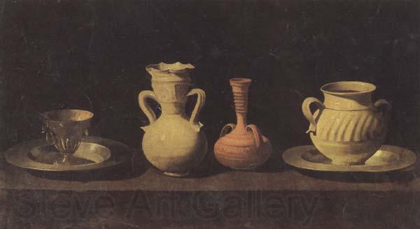Francisco de Zurbaran Still Life with Pottery Norge oil painting art